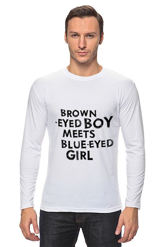 Printio Лонгслив Brown-eyed boy