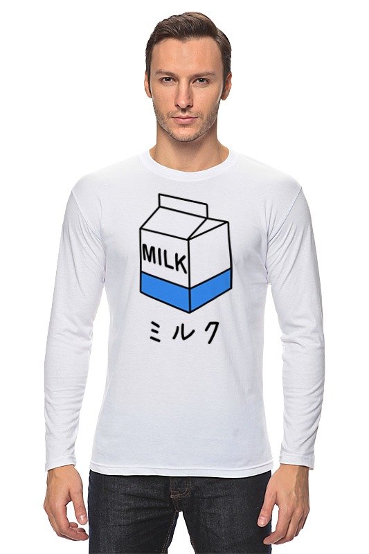 Printio Лонгслив Milk 1