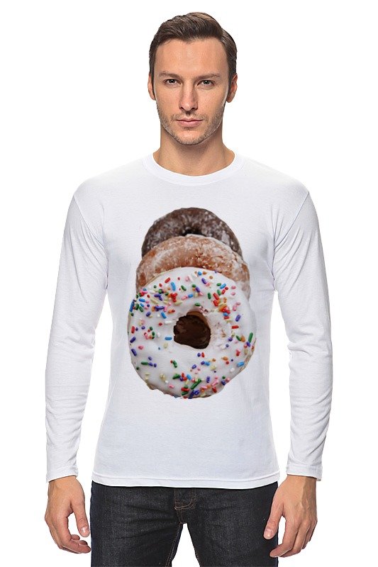 Printio Лонгслив Donuts