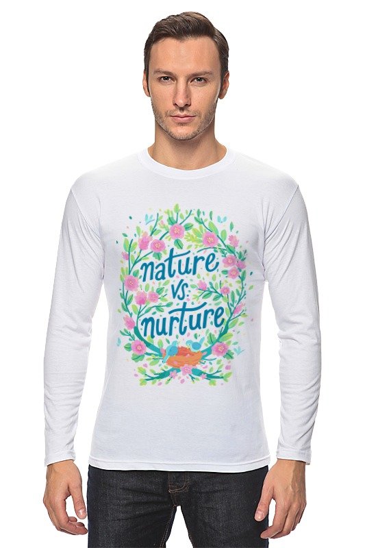 Printio Лонгслив Nature vs nurture