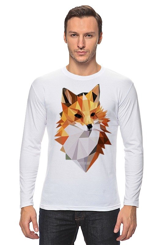 Printio Лонгслив Poly fox