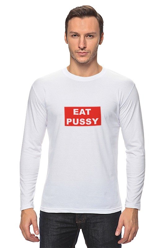 Printio Лонгслив Eat pussy