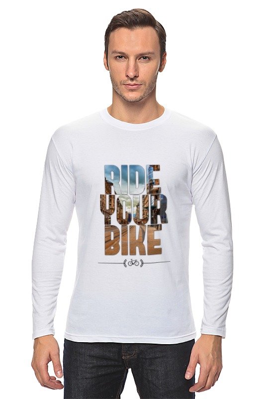 Printio Лонгслив Ride your bike (город)