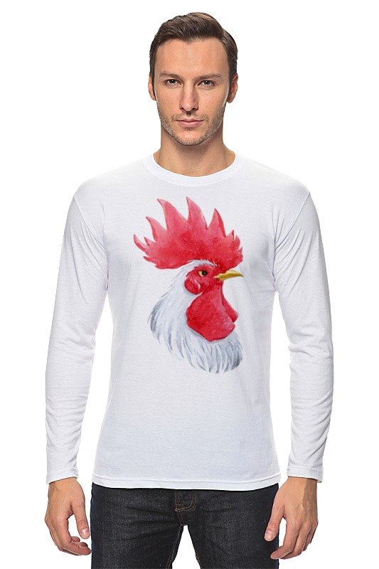 Printio Лонгслив Mr. white rooster